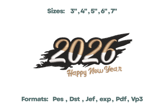 2026 Brush Stroke New Year Embroidery Review