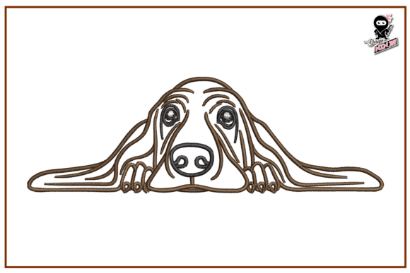 Basset Hound Dog Embroidery Review