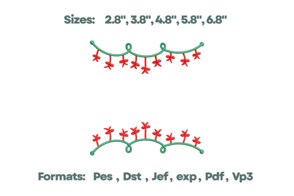 Curved Bow Garland Border Embroidery Review