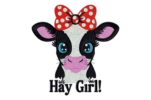 Cute Cow Head Embroidery Design Review