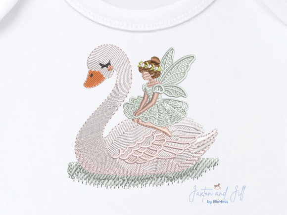 Fairy on Swan Embroidery Design Review