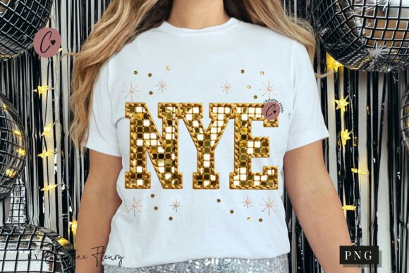 Faux Embroidery Disco NYE PNG Review
