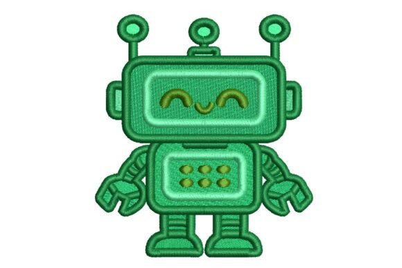 Green Robot Embroidery Review