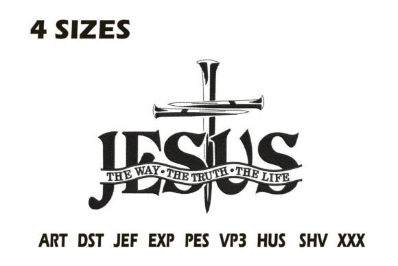 Jesus the Way Truth Life Embroidery Review