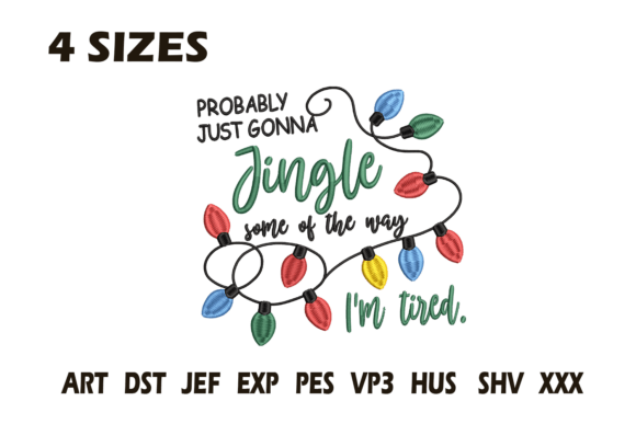 Jingle I m Tired Christmas Embroidery Review