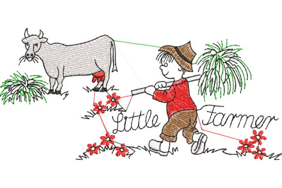 Little Farmer Embroidery Design Review