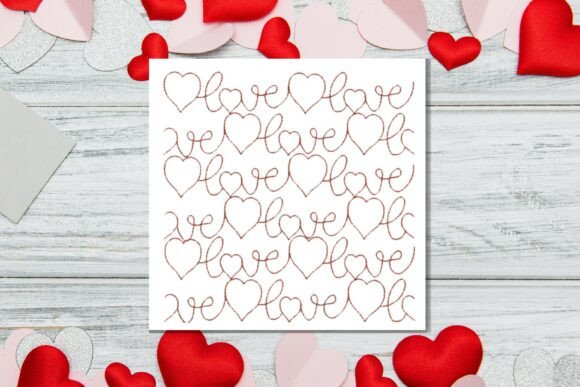Love and Hearts Continuous Embroidery Review