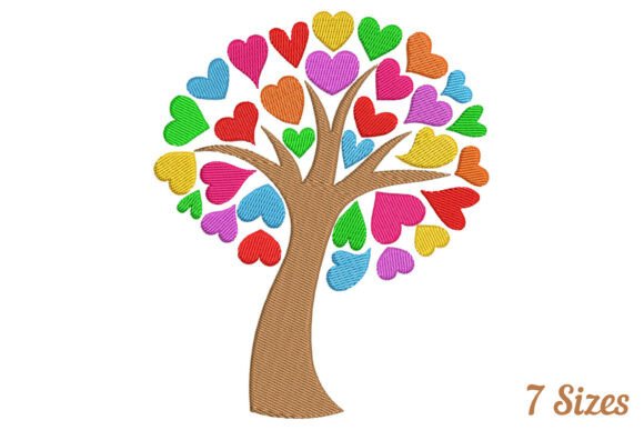 Love Heart Tree Embroidery Design Review