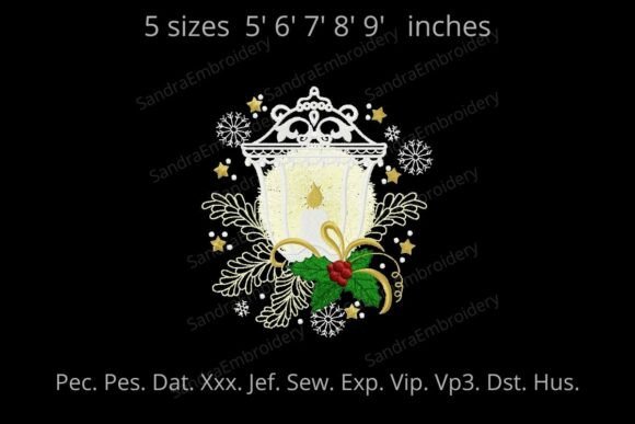 Magic Christmas Flashlight Embroidery